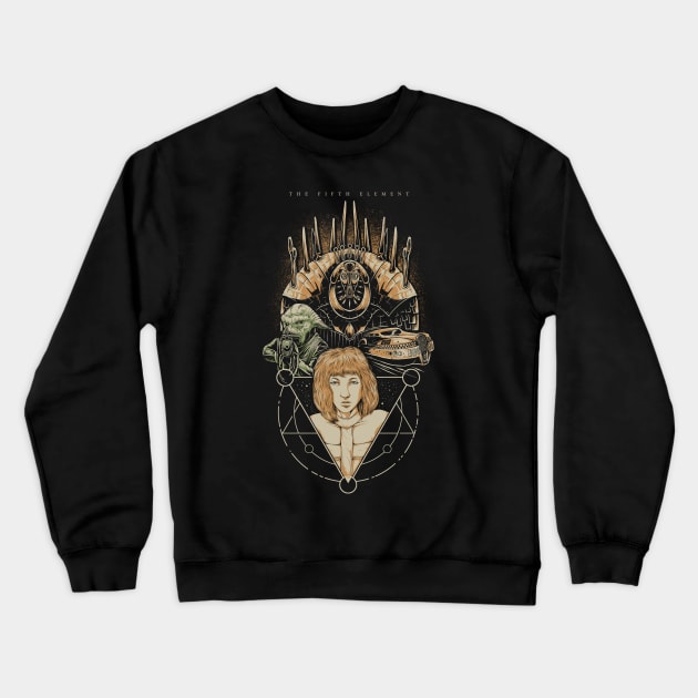 The Fifth Element Crewneck Sweatshirt by damzu